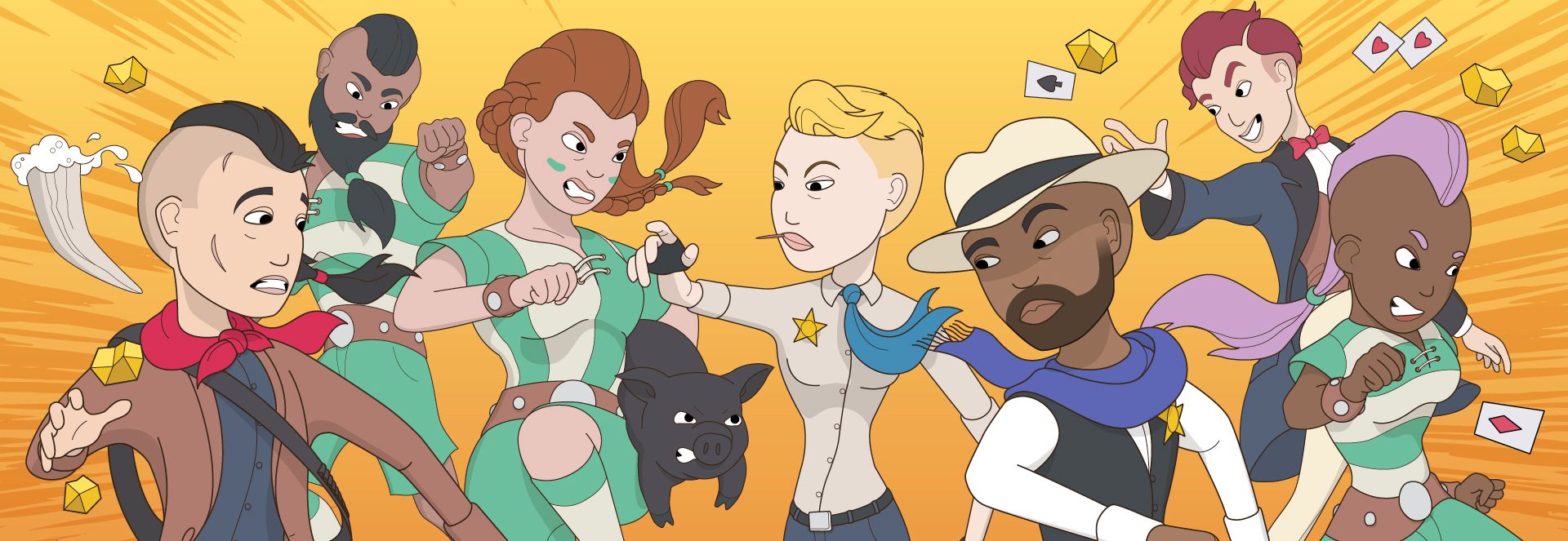 Gold Hustle page banner